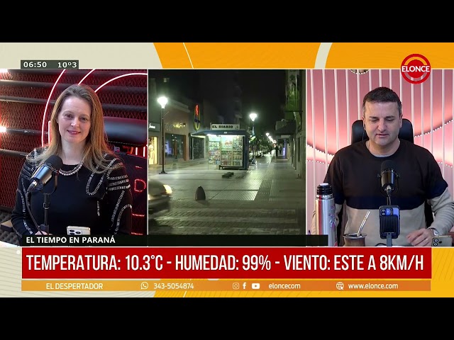Información del tiempo y saludo con Giuliana Nassivera - 30-07-2026