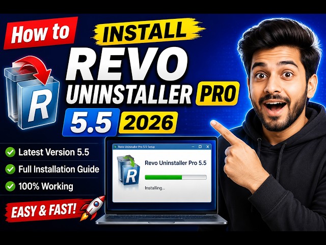 🔥 How to Install & Use Revo Uninstaller Pro 5.5 (2026) | Complete Tutorial | English + বাংলা