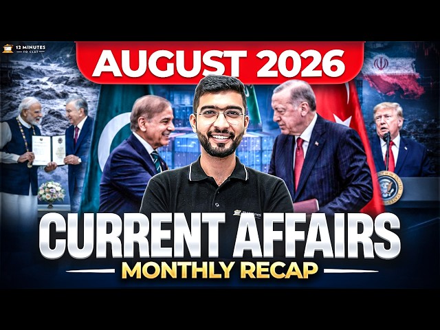 Current Affairs August Round Up 🔥 by Keshav Malpani