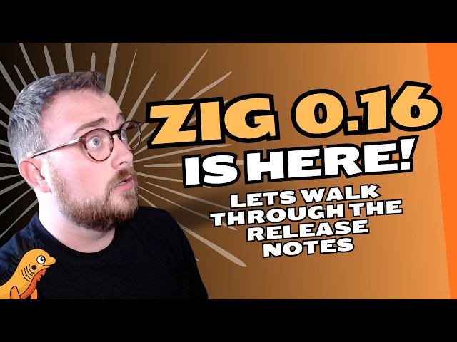 Zig 0.16 is here - lets go through the release notes
