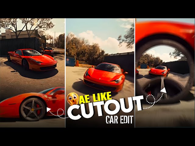 CapCut AE like CAR Edit Tutorial | Car Reels Editing CAPCUT ✨