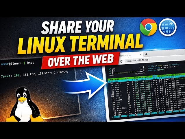 Share Your Linux Terminal Over the Web