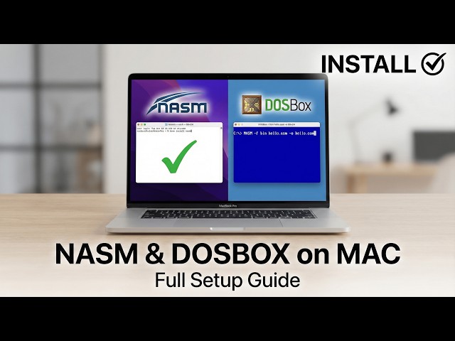 How to Install DOSBox & NASM on macOS (Complete Setup Guide) | Run Assembly on Mac