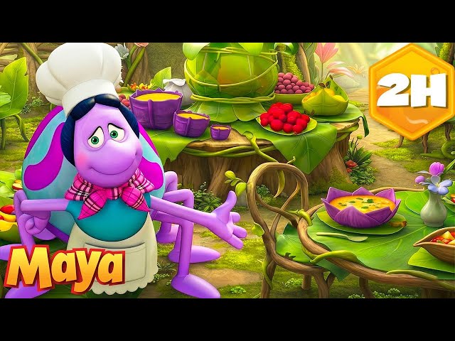 Thekla abrió un restaurante 🧑‍🍳🍳 La Abeja Maya 🐝 Episodios Completos | Dibujos para Niños