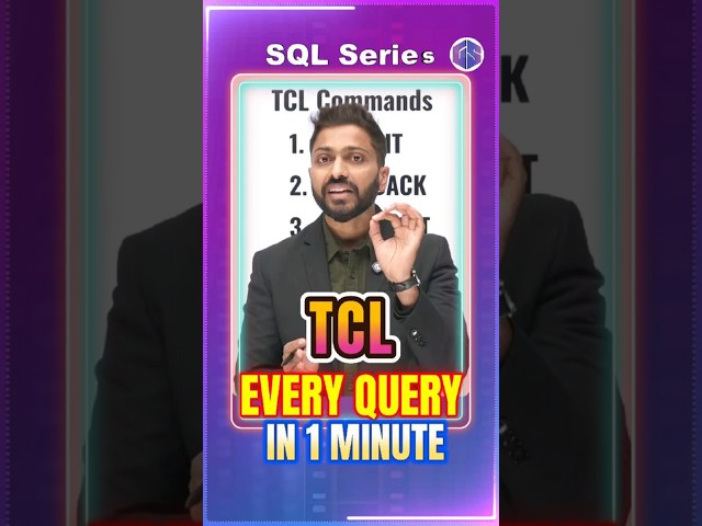 How Billion Transactions are Executed Smoothly | TCL Explained #sql #SQLCommands #shorts