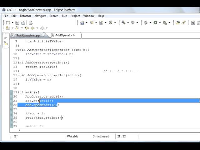 C++ Programming 29, Polymorphism : Operator Overloading 1