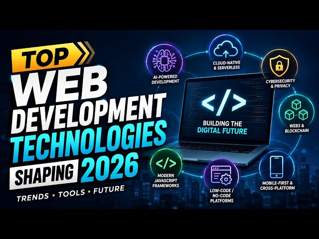 Top Web Development Technologies Shaping 2026 🚀 | Trends Every Business Should Know