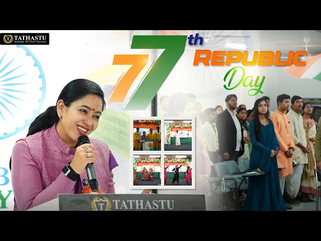 77th Republic Day Celebration at Tathastu ICS Gurukul, Greater Noida Campus