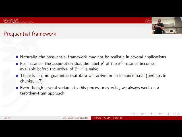 Data stream mining: going beyond training then testing
