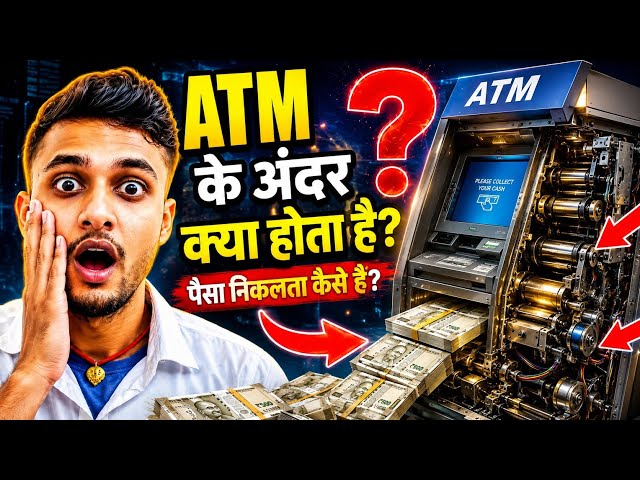 How do you withdraw money from an ATM? | How does an ATM machine work? | ATM Working Explained in...