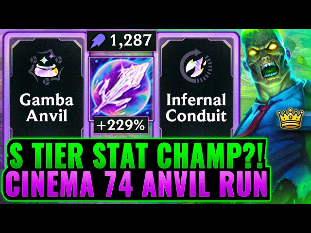 Gamba Anvil Brand: 74 Anvil Stat Run- Infernal Conduit Highroll | League Arena Gameplay