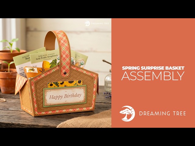 SVG File - Spring Surprise Basket - Assembly Tutorial