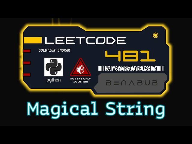 Magical String — LeetCode #481 | Python Algorithm Visualization