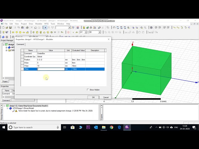 Introduction to HFSS for antenna/microwave device design
