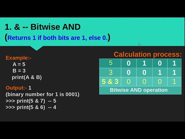 Python 0008 Operators # Bitwise Operators #python #programming #coding #Trending #Explore #Tech