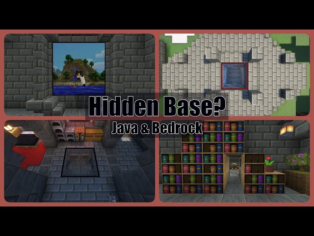 16 Hidden Base Entrances in Minecraft (Java & Bedrock) | kailefra