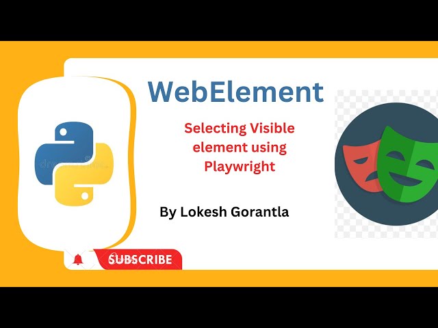 Python Playwright Beginner[2023] Part 14: Selecting Visible Elements in Playwright Python