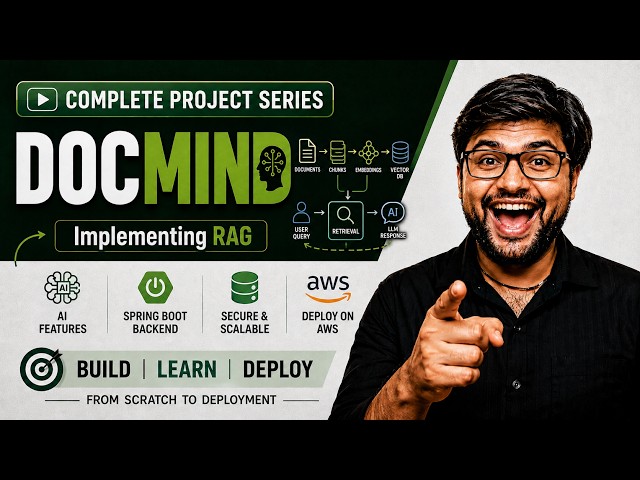 Implementing RAG in DocMind Project | How to use RAG in Spring Boot Based Project (Hind)