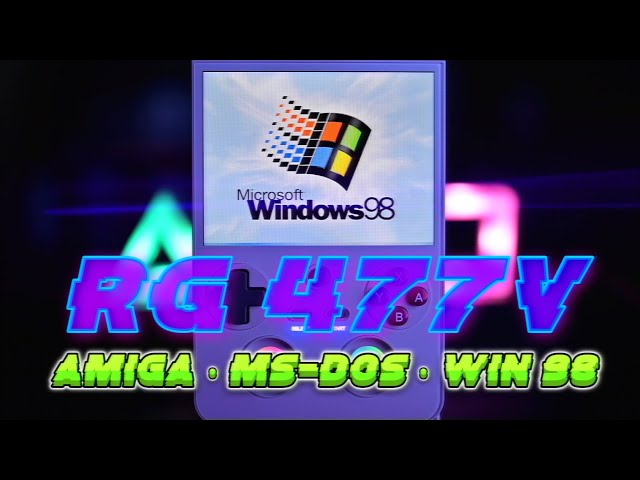 I Turned This Handheld Into My 90s Childhood – Part 1 (Amiga, MS-DOS & Win98) 💾🖱️ RG477V Setup Guide