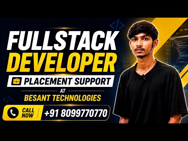 Full Stack Course Chennai | Learn Full Stack Development at Besant Technologies