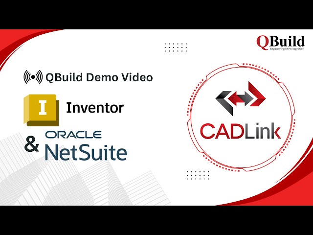 CADLink for Inventor - Oracle NetSuite Demo Video