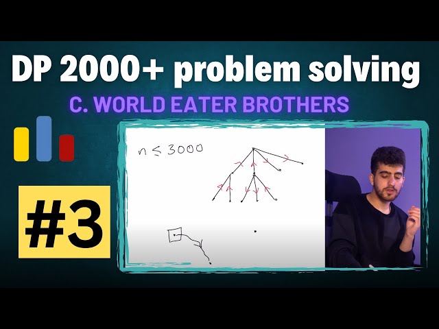 DP Rerooting 2 | 2000+ DP #3 | 238C -  World Eater Brothers | Solving Dynamic Programming Problems