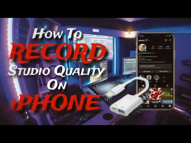 How To RECORD Music On iPhone (STUDIO QUALITY)