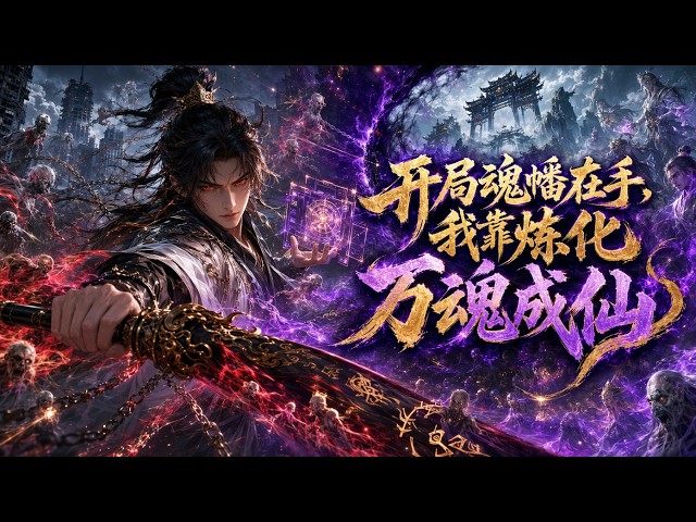 💥完结💥ENG SUB【开局魂幡在手，我靠炼化万魂成仙】Soul Banner in Hand: I Ascend by Refining Ten Thousand Souls #修仙 #热血 #动画