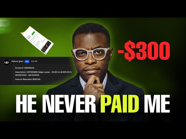 I Got Scammed $300 on Upwork… Here’s Exactly How It Happened