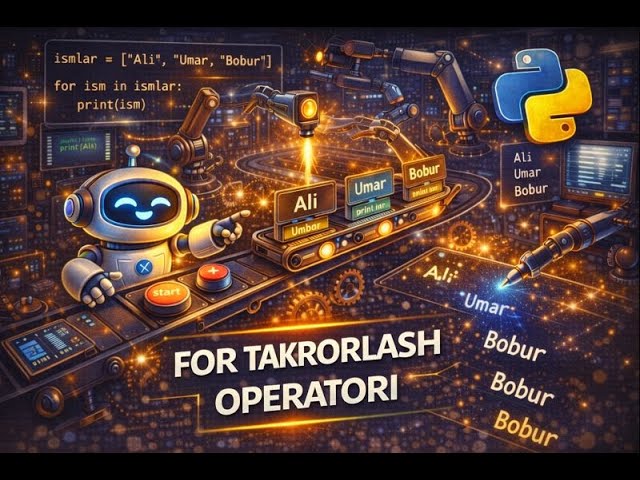 FOR TAKRORLASH OPERATORI