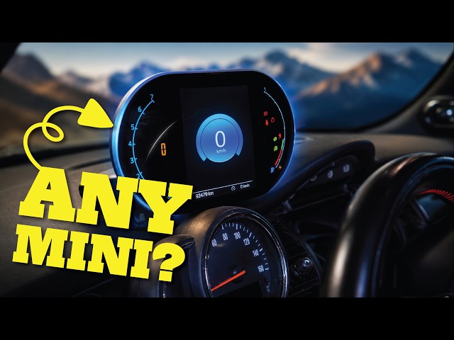 Upgrade ANY MINI with a Digital Cluster! (No Coding Needed)