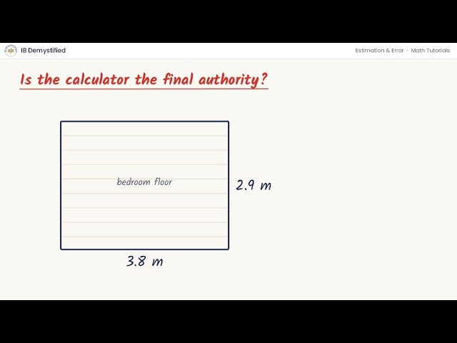 Estimates, Accuracy and Sensible Answers