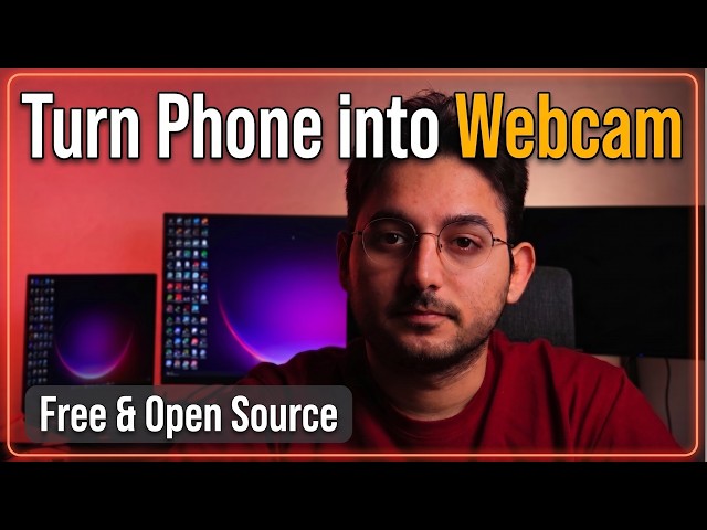 Turn Android Phone Into PC Webcam – Wireless or USB, 100% Free & Open Source