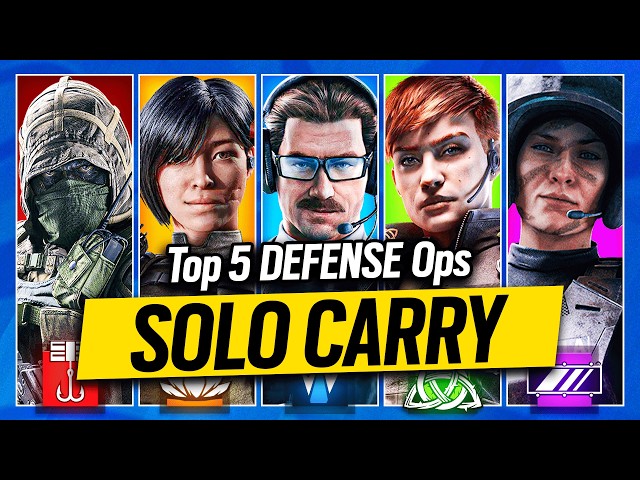 The 5 BEST Defenders to SOLO CARRY in R6