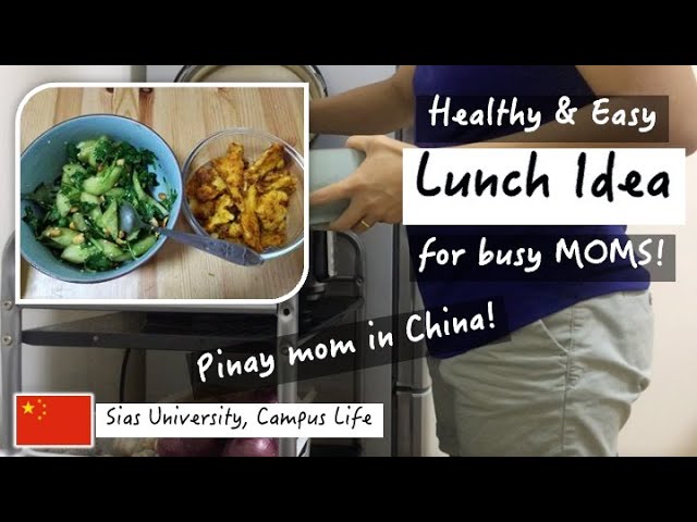 🇵🇭Filipina Mom Raising a Kid in China 🇨🇳 Lunch Prep Routine in Our Small University Campus Kitchen!