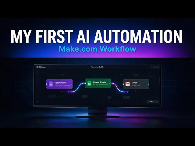 Built my first practical AI Workflow Automation with Make.com 🚀
