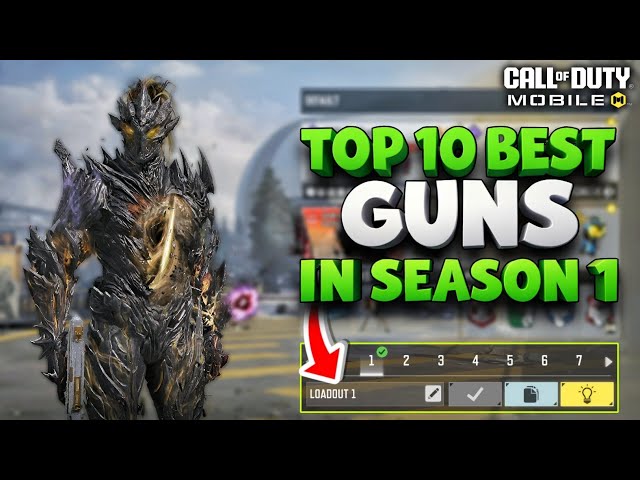 Top 10 Best Guns in COD Mobile Season 1 – Best Loadouts & Meta Weapons #codm 