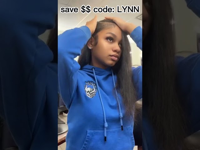 Inspired Hair Extensions🥂Tutorial To Do Quick Weave With Leaveout | Deep Side Part Hair #Elfinhair