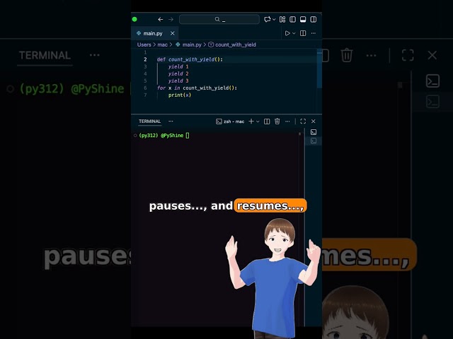 Python Beginners – yield and return