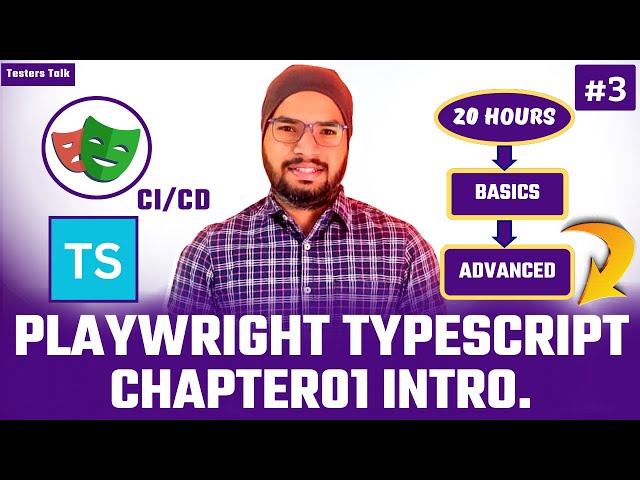 Playwright TypeScript #3 Chapter01 Introduction | Playwright Testing Tutorial