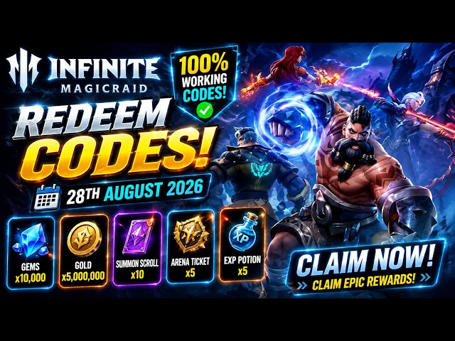 Infinite Magicraid Codes | Infinite Magicraid Gift Codes | Infinite Magicraid Redeem Codes