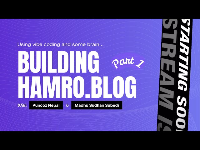 Building a blog site for devs (Part 1), using AI Vibe Coding & Pair Programming w/ @madsub1994