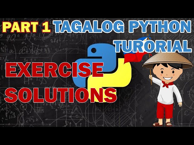 [SOLUTION] Part 1 Exercises Solutions