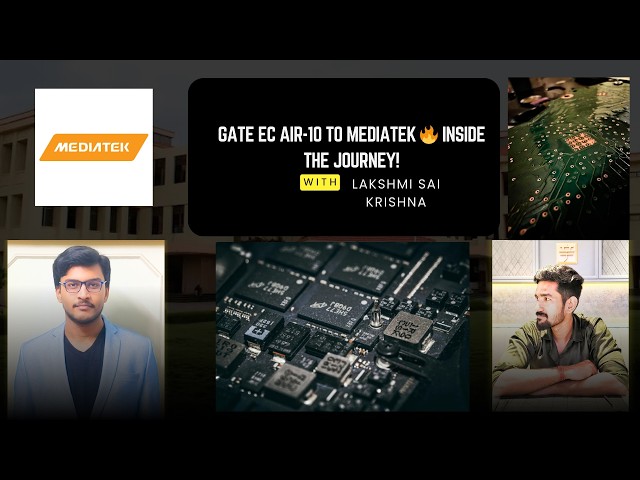 How GATE EC AIR-10 Cracked Mediatek 🔥 Inside IIT Madras MTech Journey