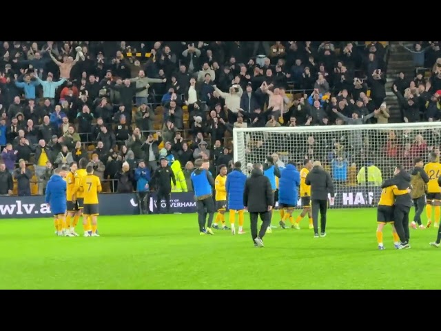 Full Time Whistle WOLVES 2-0 VILLA 