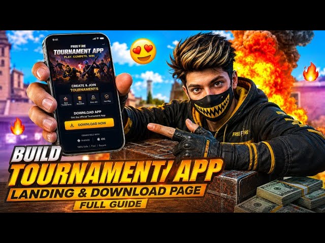 How to Create a Free Fire Tournament App Download Page