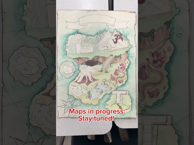 This is how we make paper look old for map-making. #arttutorial  #artteacher #artprojects