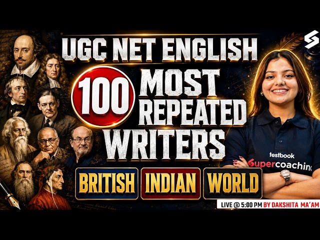 UGC NET English Literature Classes | UGC NET English Repeated Writers | UGC NET English By Dakshita