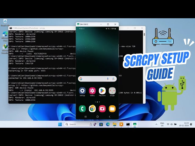 SCRCPY Installation Guide for Windows and Android