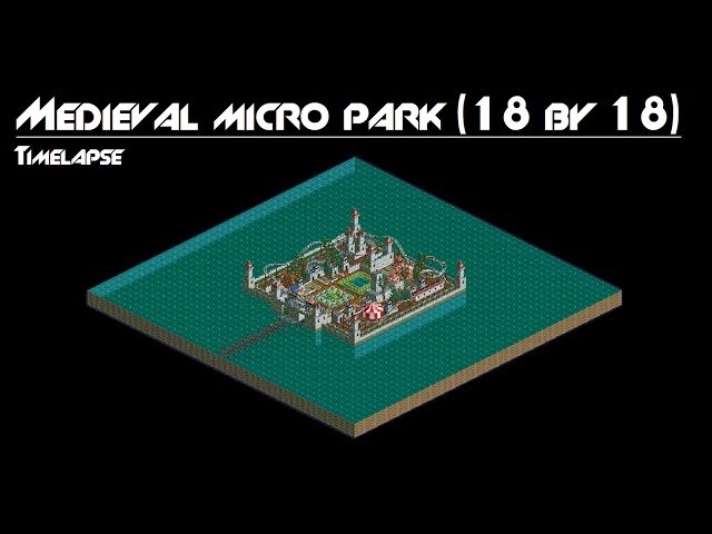 [RCT2] 18x18 Medieval Micro Park Time-lapse